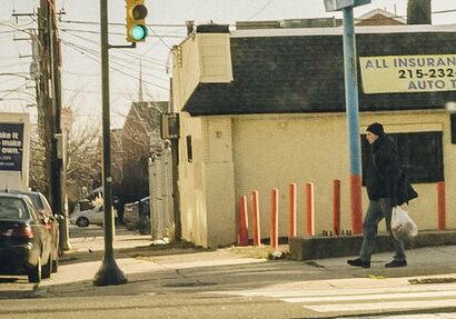 crosswalk in Philly