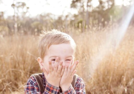boy in countryside